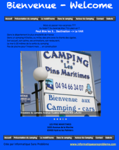 Création de site web