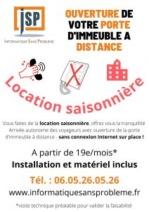 Ouverture d'immeuble a distance